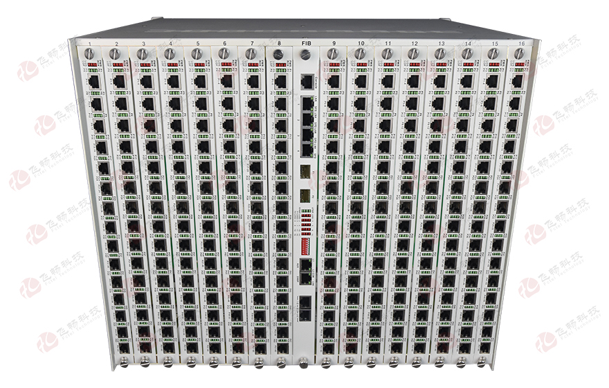 飛暢科技-960路電話光端機（8U 19英寸，SFP 1+1光備份）