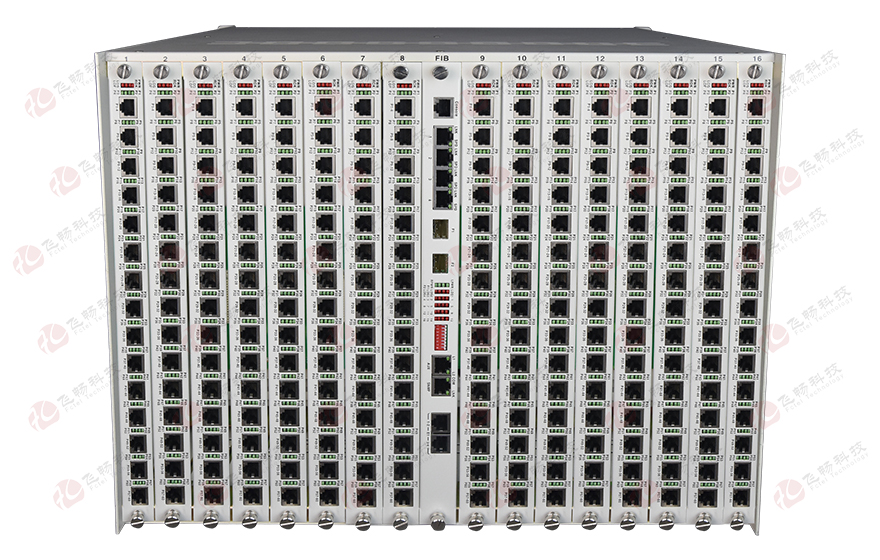 飛暢科技-960路電話光端機（8U 19英寸，SFP 1+1光備份）