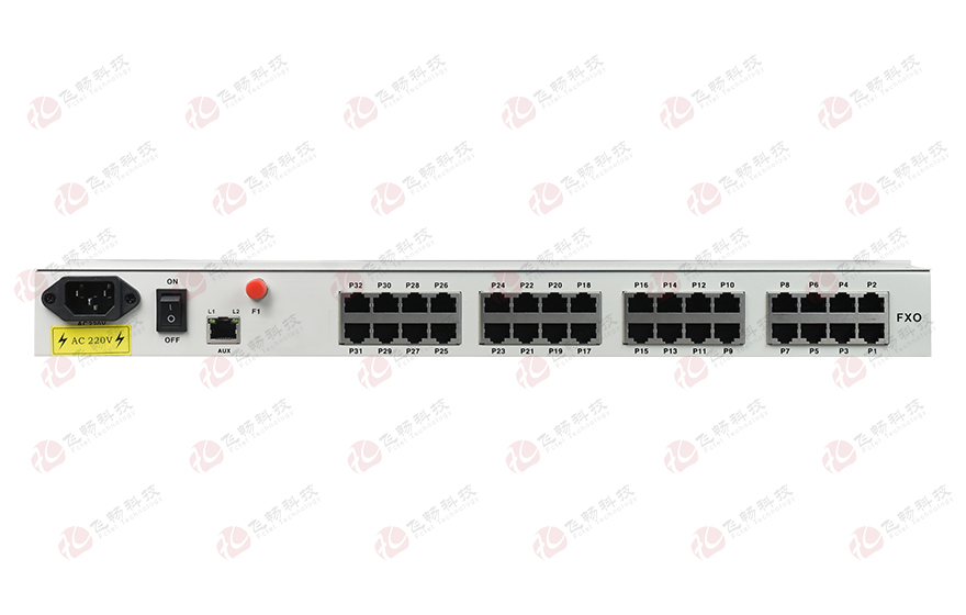 飛暢科技-32路電話+16E1+4FE+4GE+2路數(shù)據(jù)+SNMP+console（19英寸，物理隔離）電話光端機